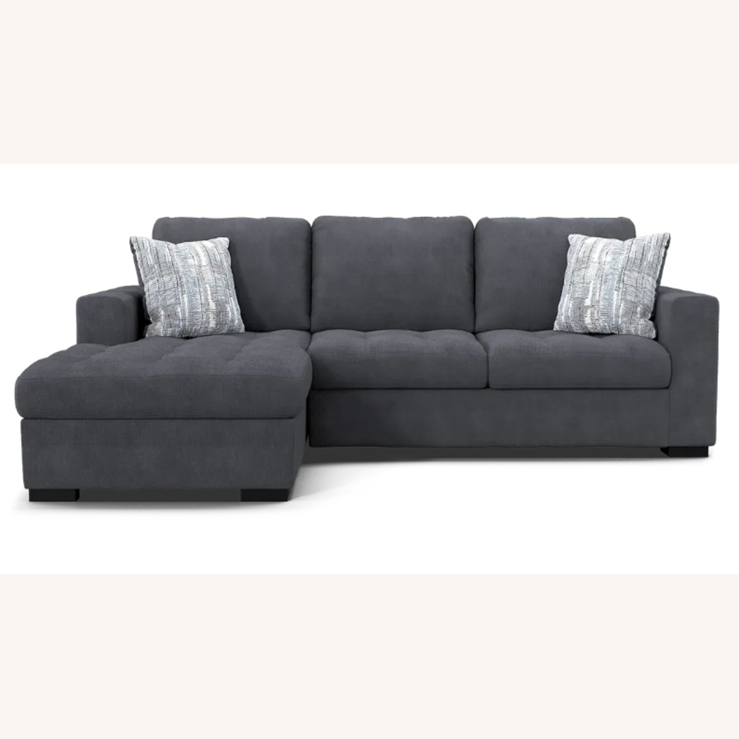 Rooms To Go Blue Sectional  - image-4