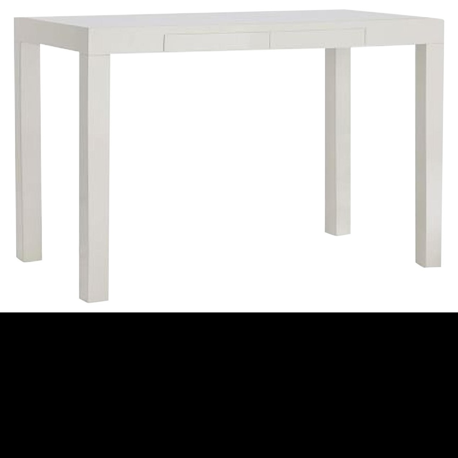 West Elm Parsons Desk in White - image-1