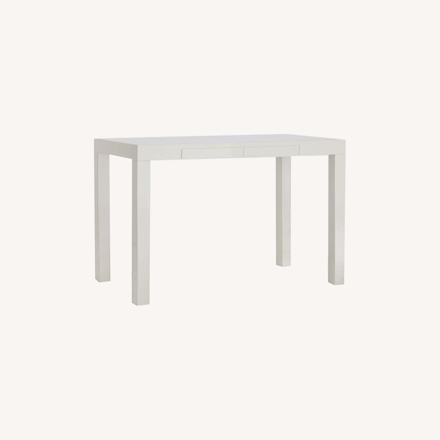 West Elm Parsons Desk in White - image-8