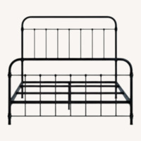Birch Lane Niles Black Metal Queen Bed