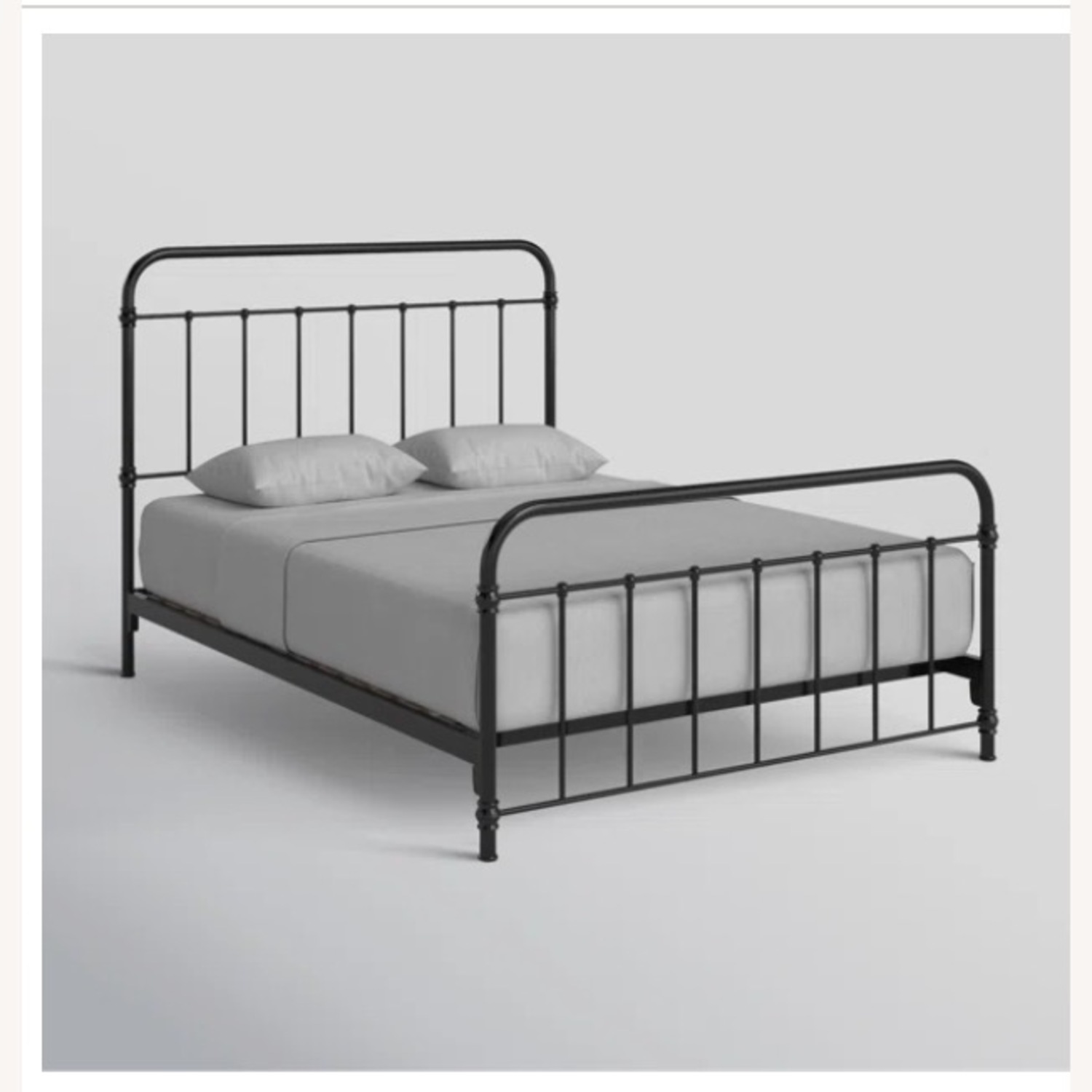 Birch Lane Niles Black Metal Queen Bed - image-6