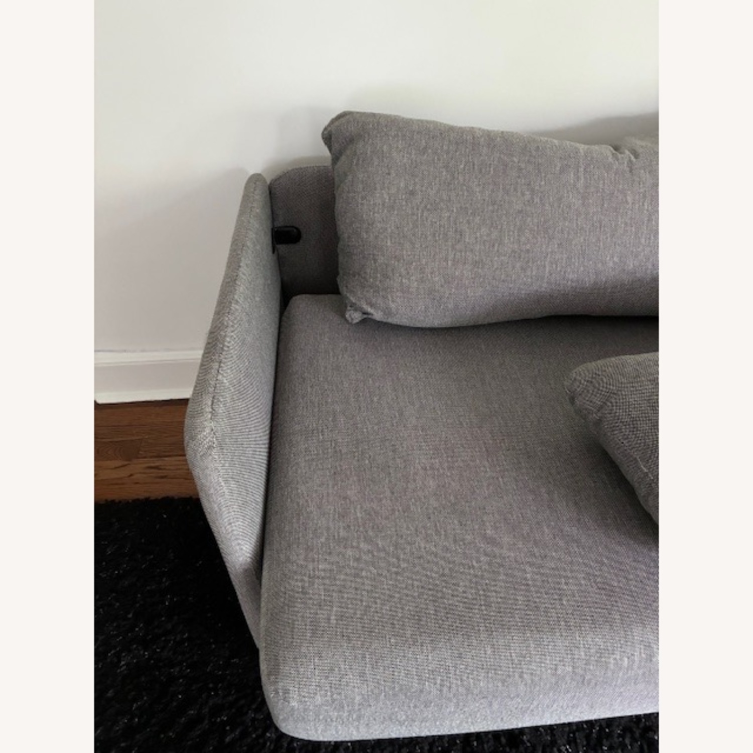 Burrow Shift Light Gray Fabric Sleeper Sofa - image-3