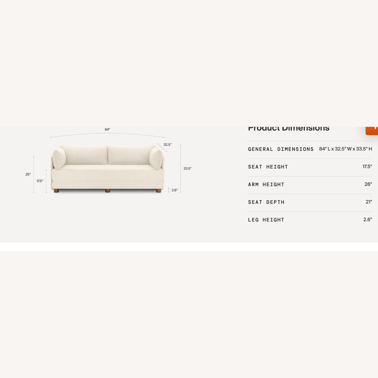 Burrow Shift Light Gray Fabric Sleeper Sofa - image-8