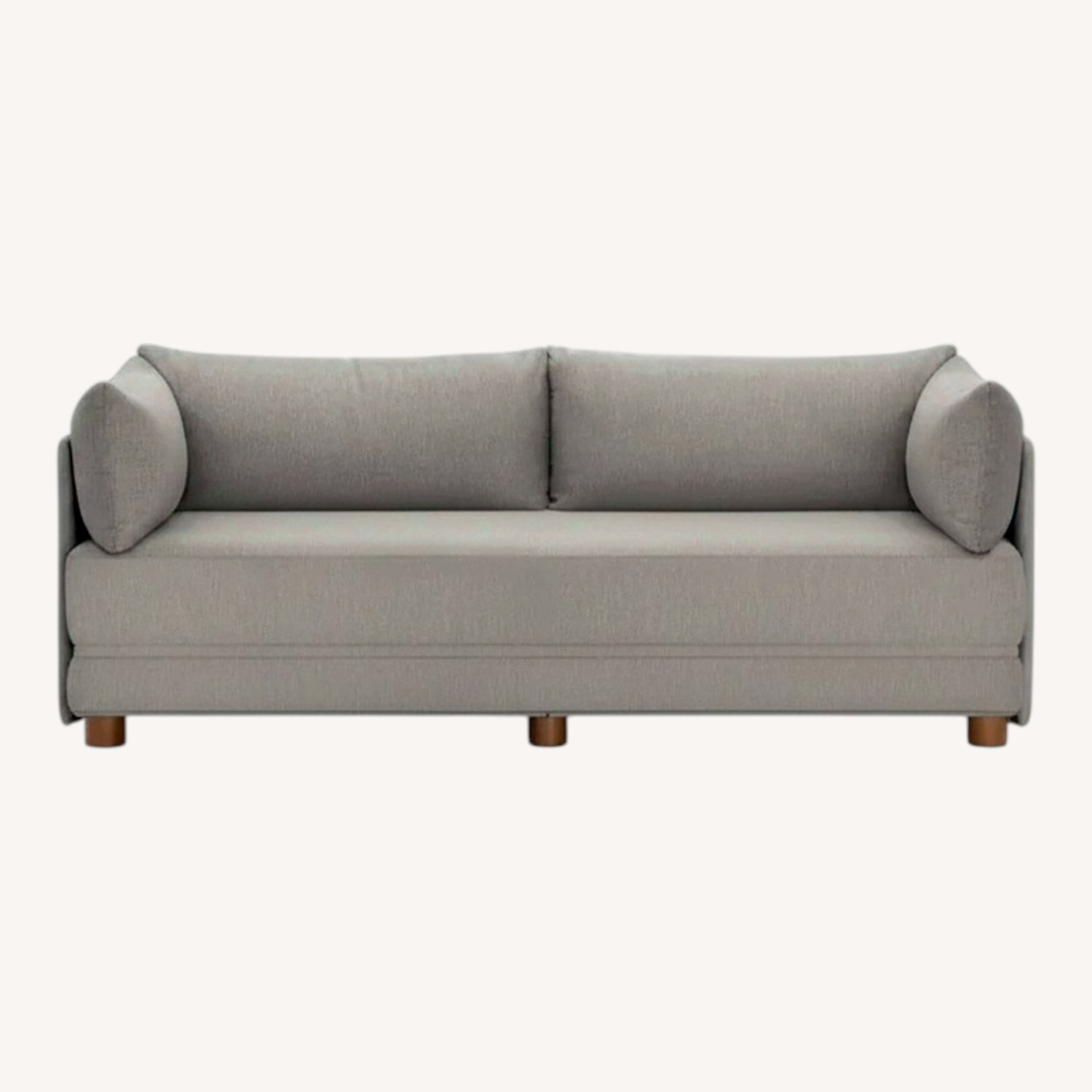 Burrow Shift Light Gray Fabric Sleeper Sofa - image-0