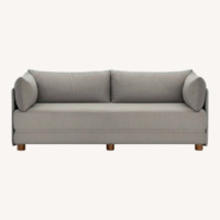 Burrow Shift Light Gray Fabric Sleeper Sofa