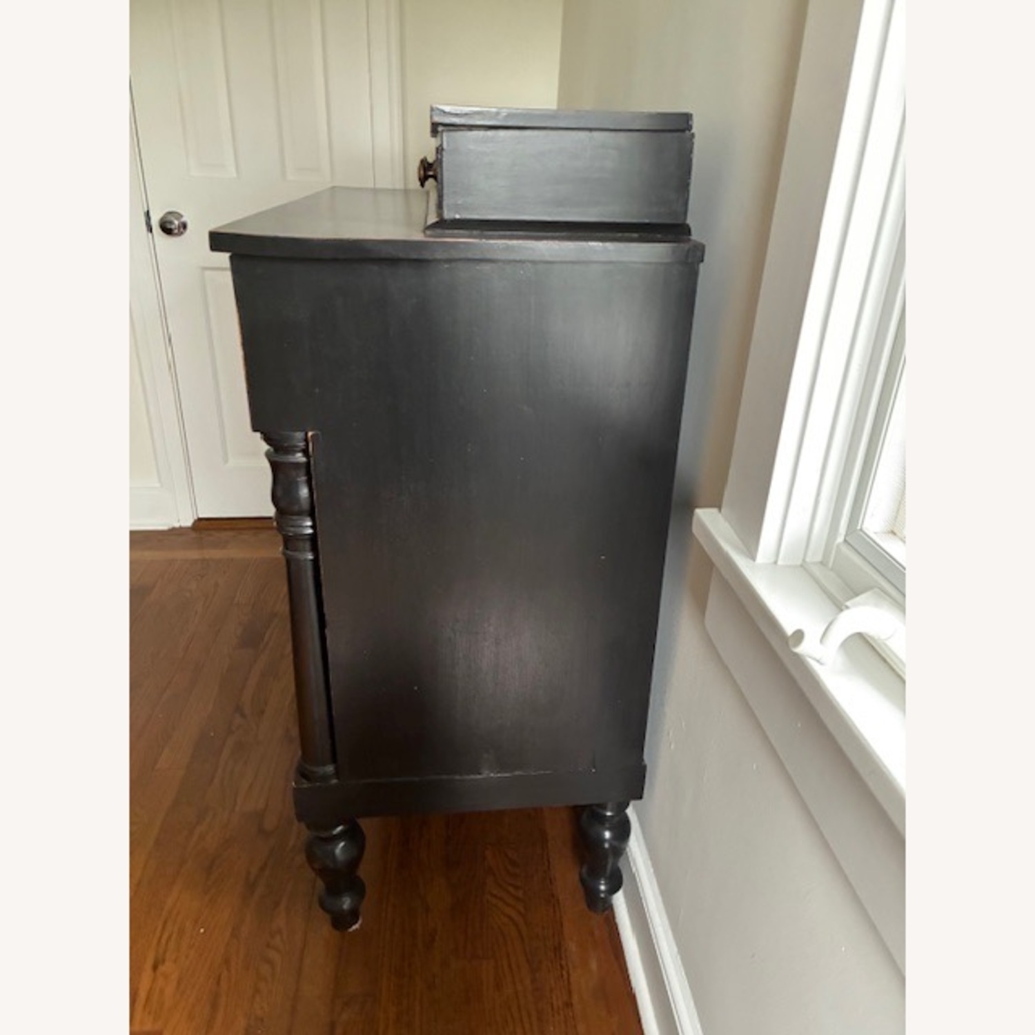 Vintage/Antique Black Wood Dresser - image-2