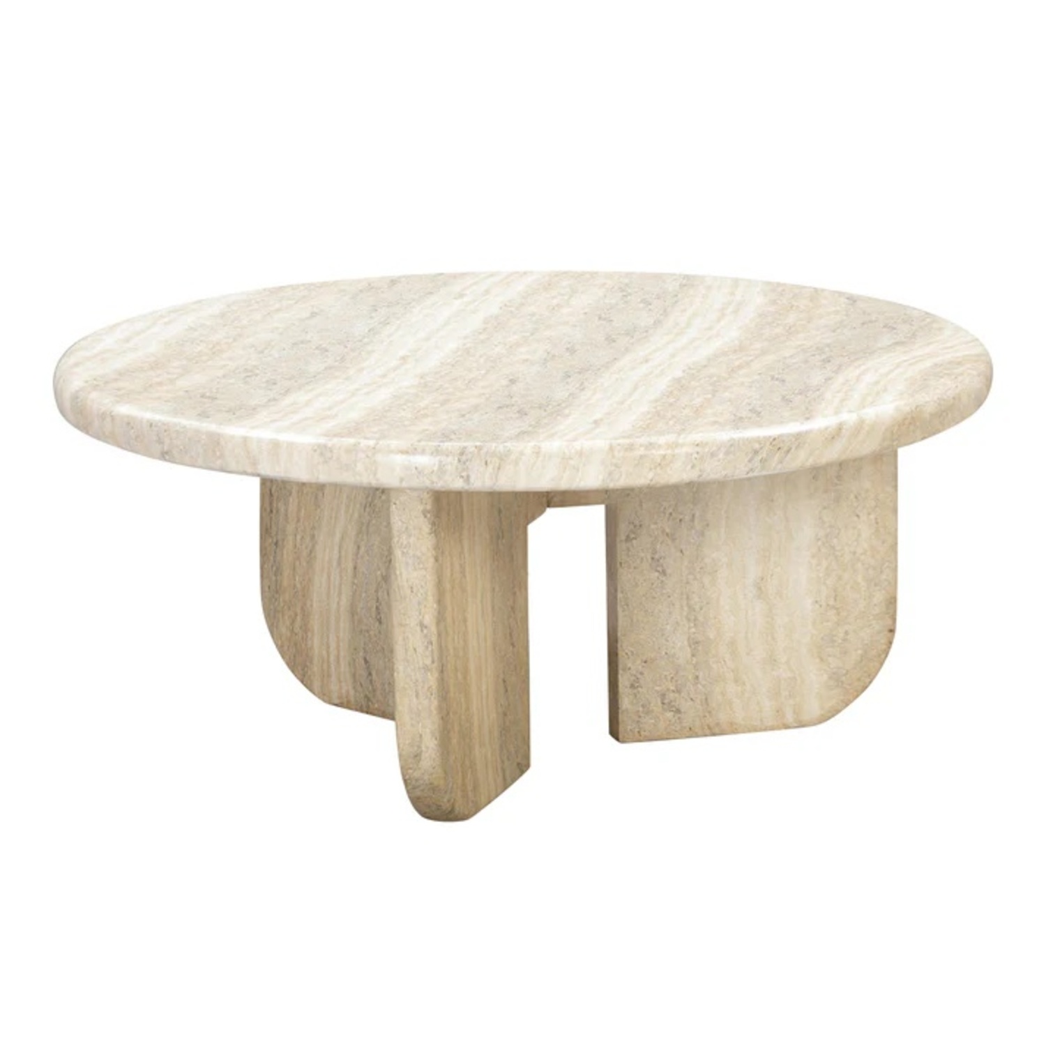 TOV Patrizia Concrete Travertine Coffee Table  - image-4