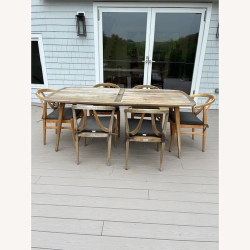 Used Natural Wood Patio Furniture for sale on AptDeco