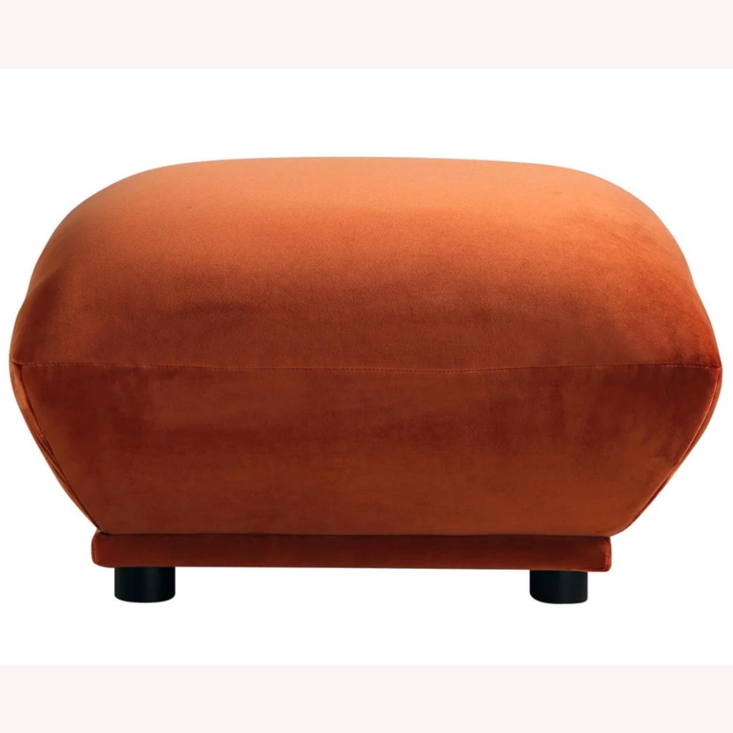 Gianni Orange Velvet 3+ Seater Sofa - image-5