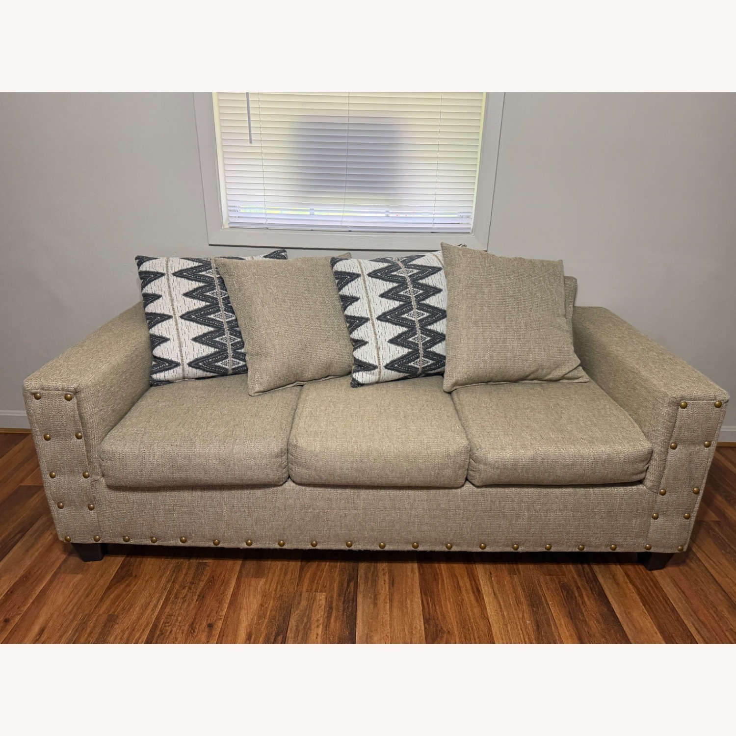 Ashley Furniture Light Brown 3+ Seater Sofa - image-2