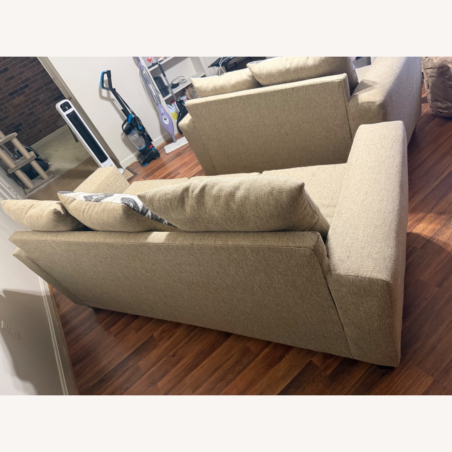 Ashley Furniture Light Brown 3+ Seater Sofa - image-9