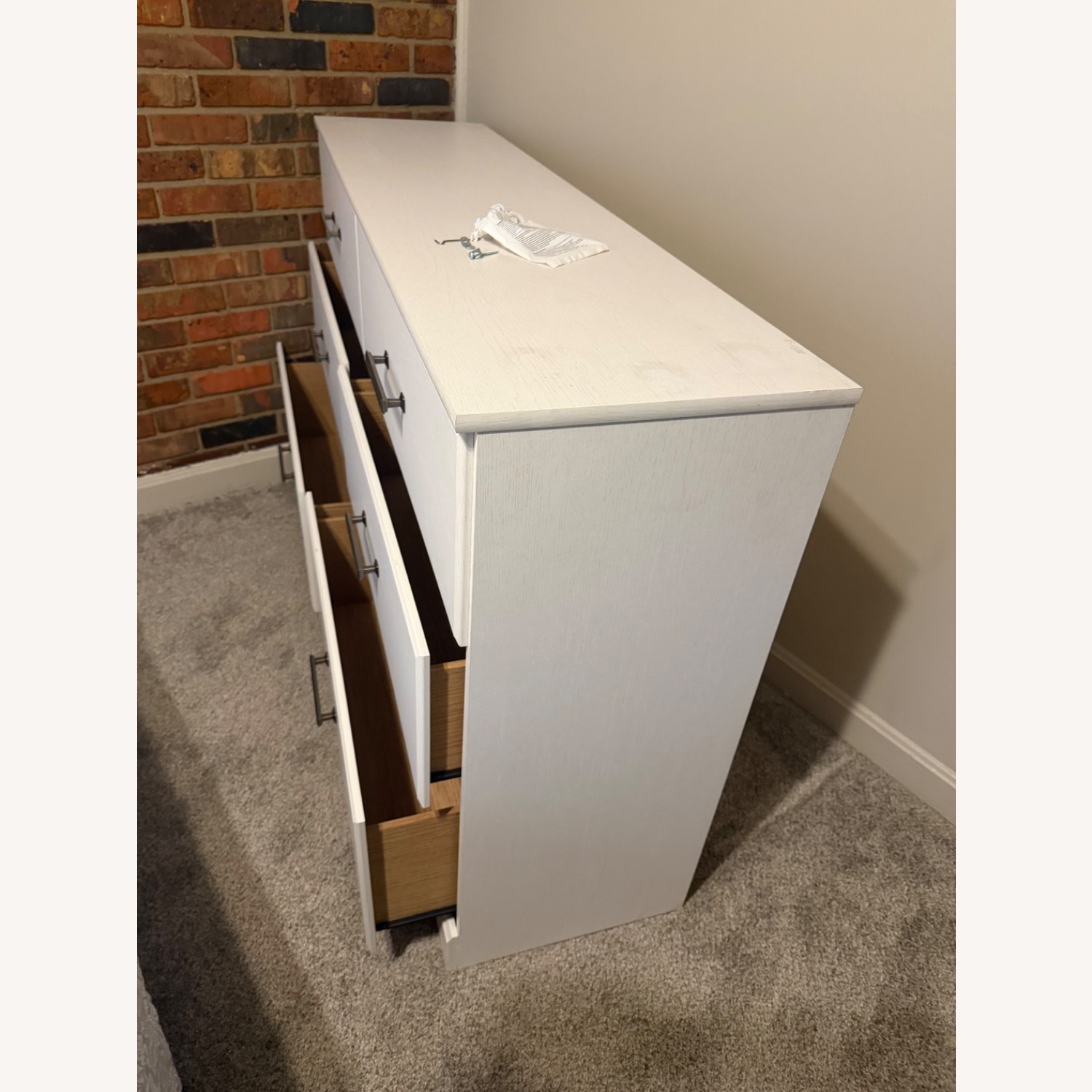 Ashley Furniture Stelsie White Wood Dresser - image-8