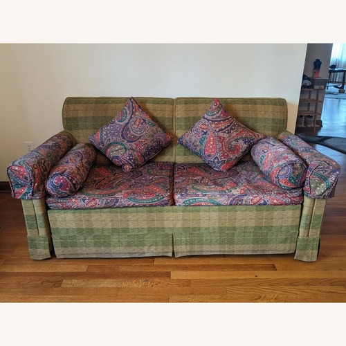 Used Plaid Sleeper Sofa (est. 1930-50) for sale on AptDeco