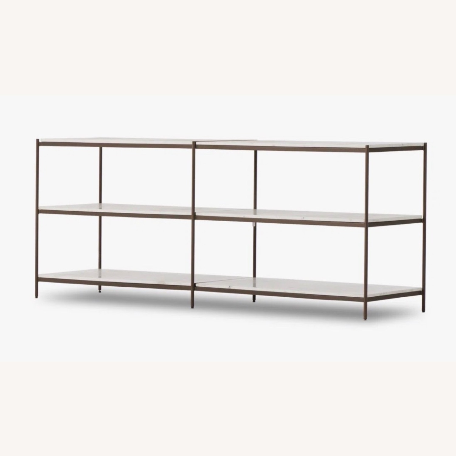 Felix Large Console Table Antique Brass - image-1
