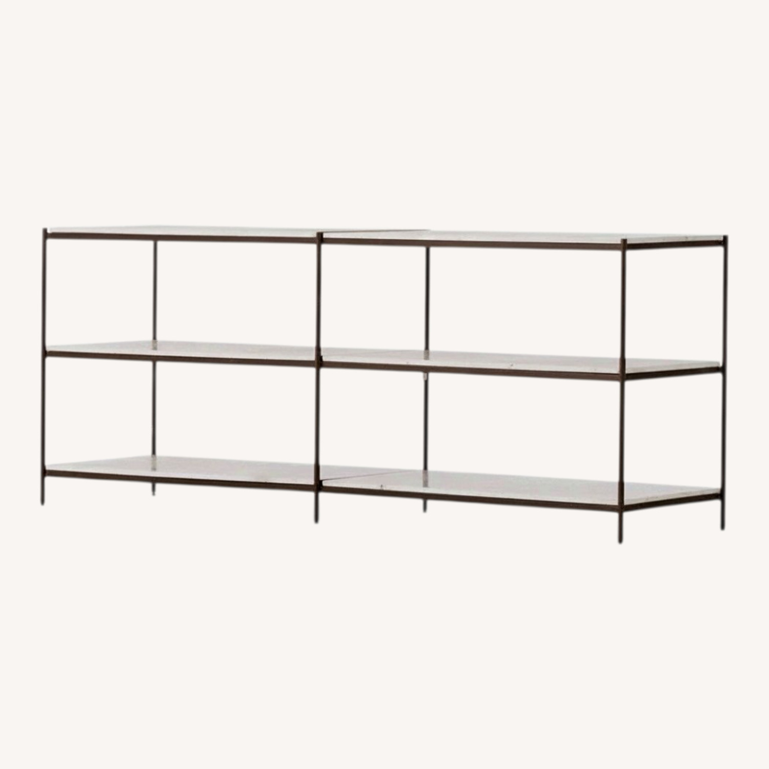 Felix Large Console Table Antique Brass - image-0