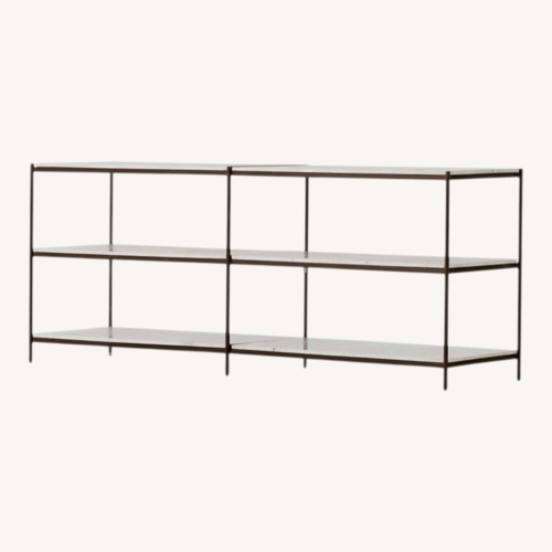 Used Felix Large Console Table Antique Brass for sale on AptDeco
