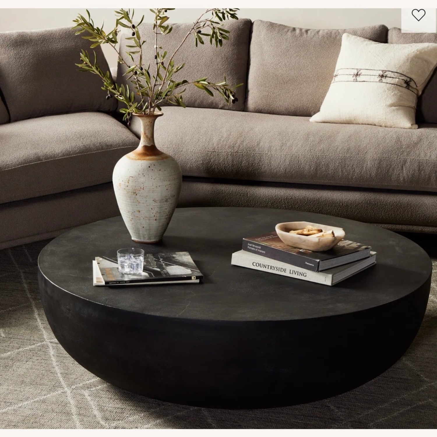 Four Hands Basil Dark Gray Coffee Table - image-2