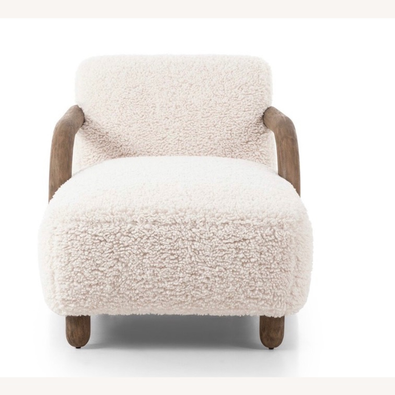 Four Hands Aniston Chaise White Chaise Lounge - image-1
