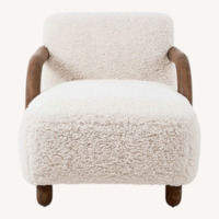 Four Hands Aniston Chaise White Chaise Lounge