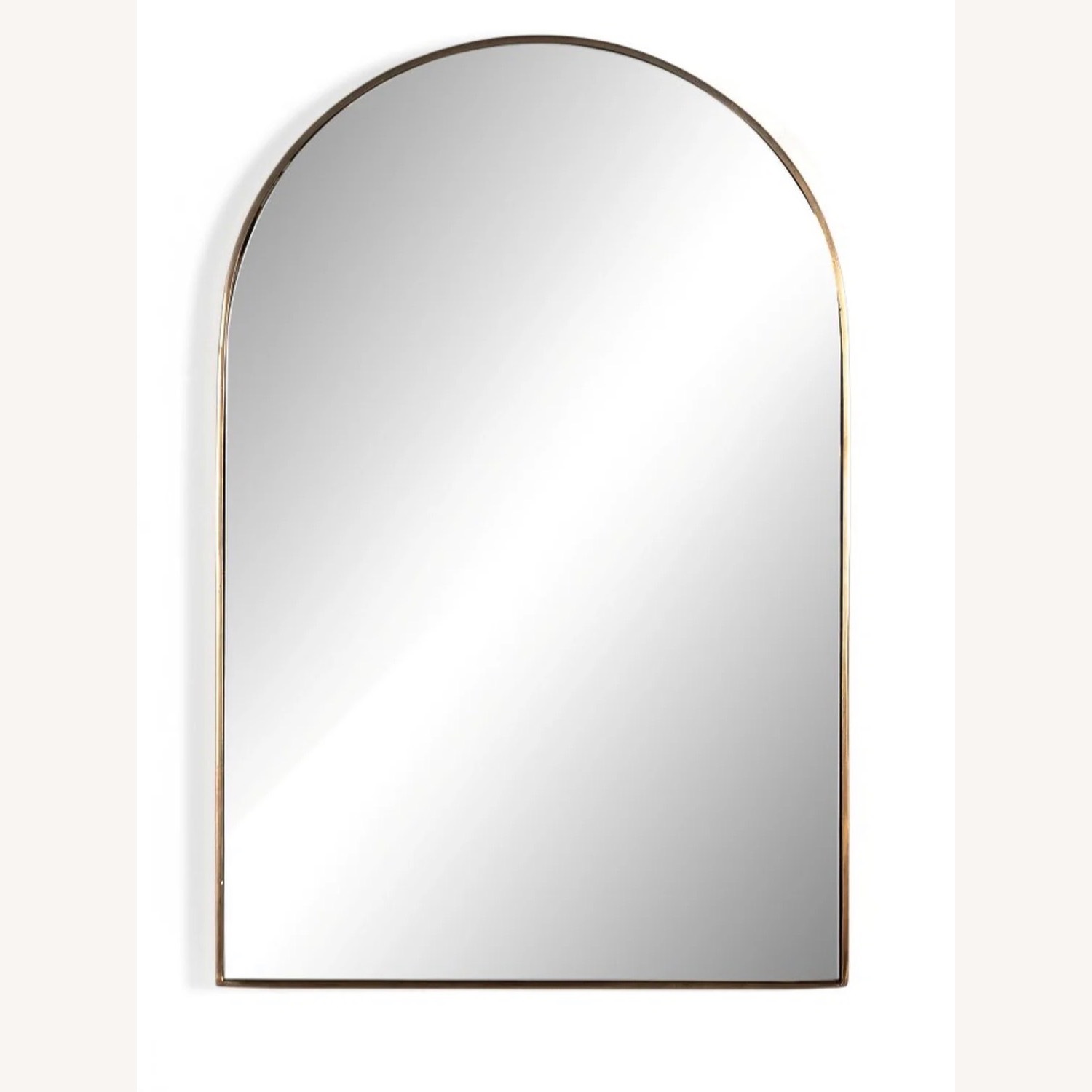 Four Hands Georgina Gold Brass Wall Mirror - image-3