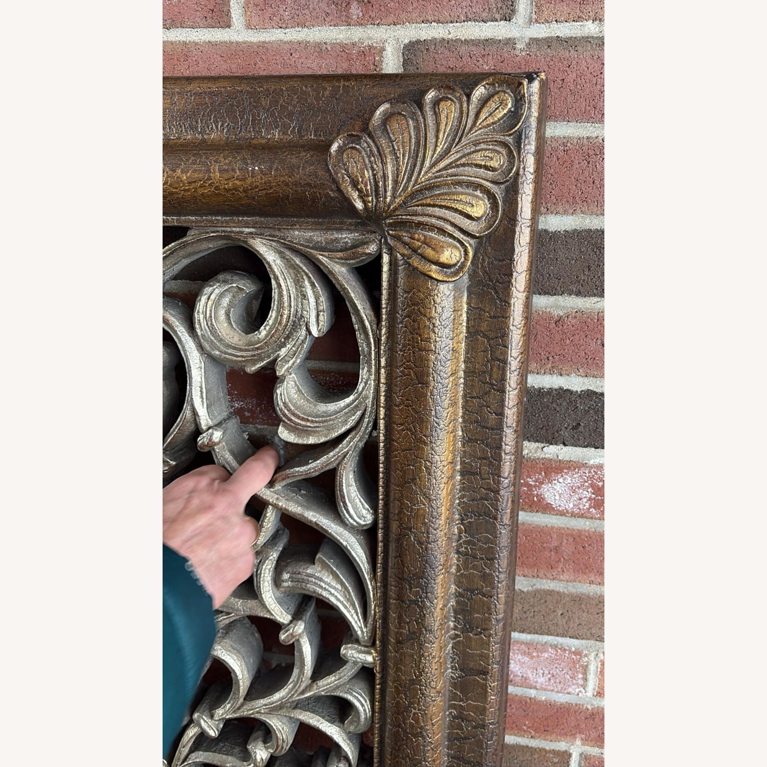 Vintage/Antique Finds Dark Brown Floor Mirror - image-14