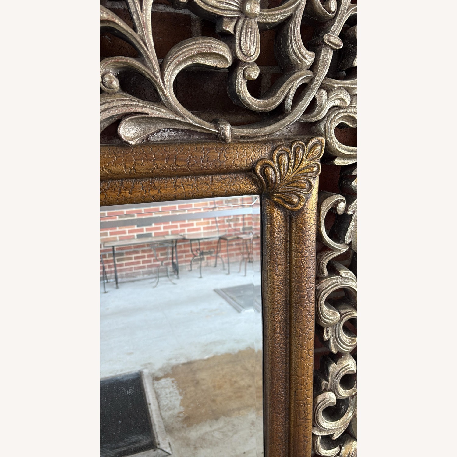 Vintage/Antique Finds Dark Brown Floor Mirror - image-4