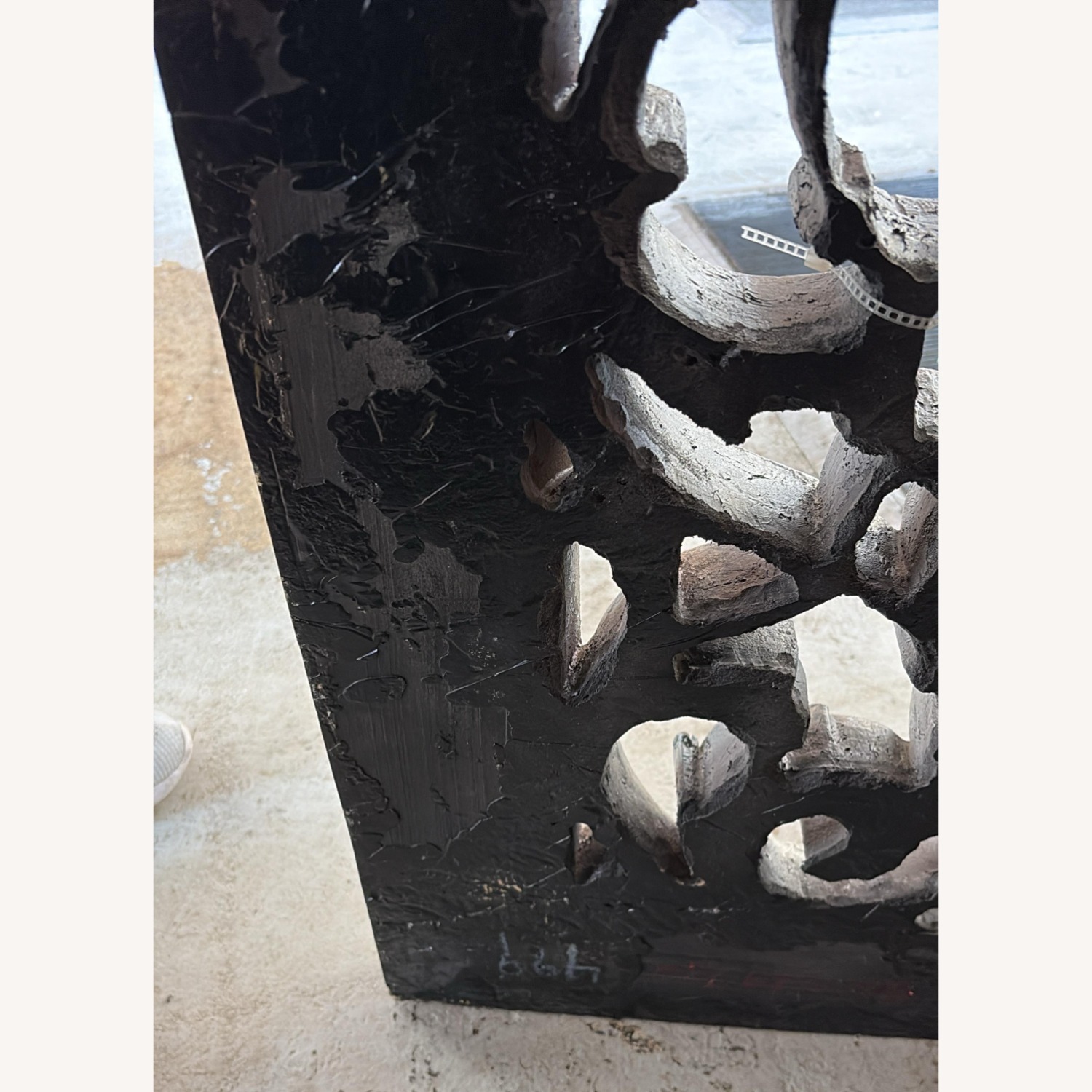 Vintage/Antique Finds Dark Brown Floor Mirror - image-10