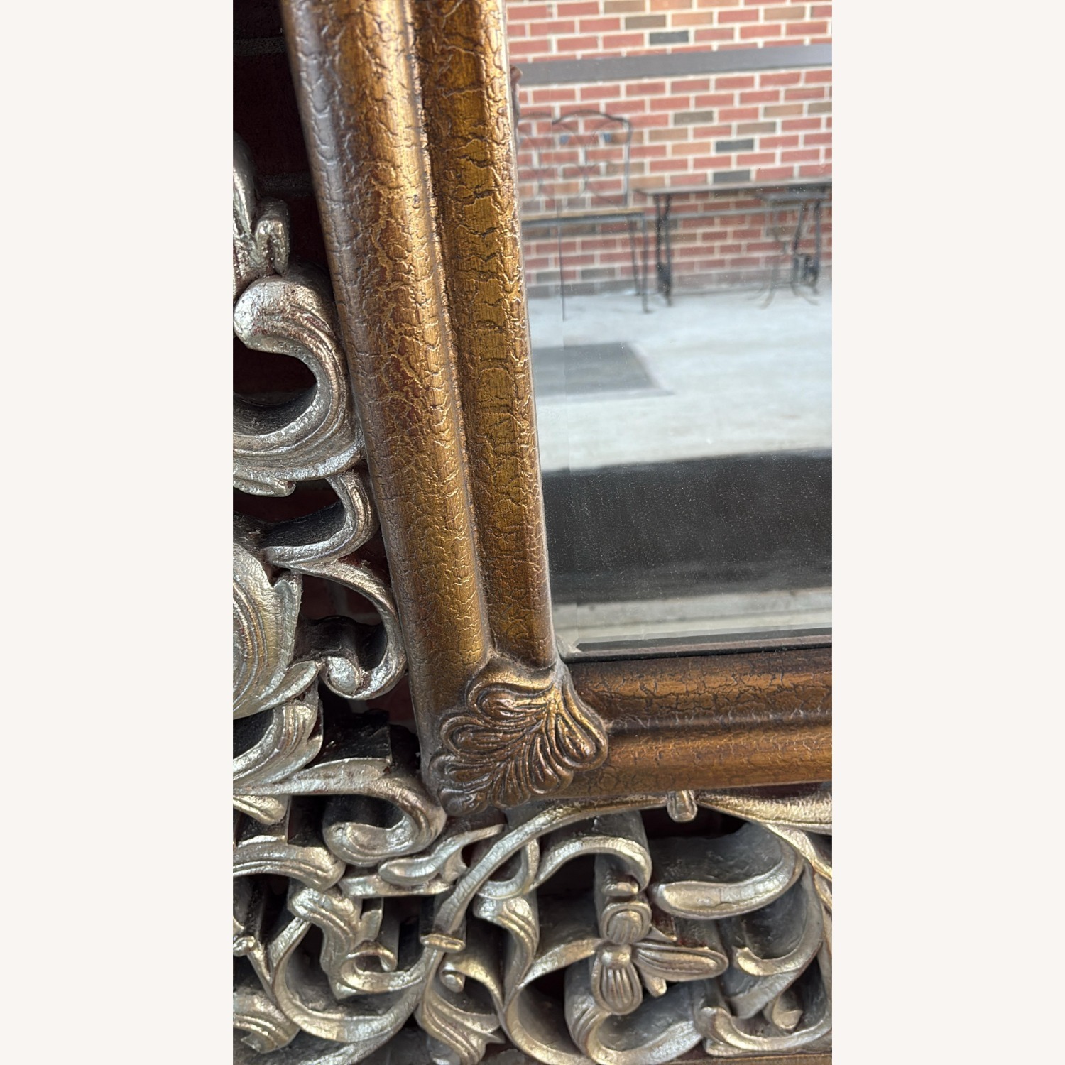 Vintage/Antique Finds Dark Brown Floor Mirror - image-6
