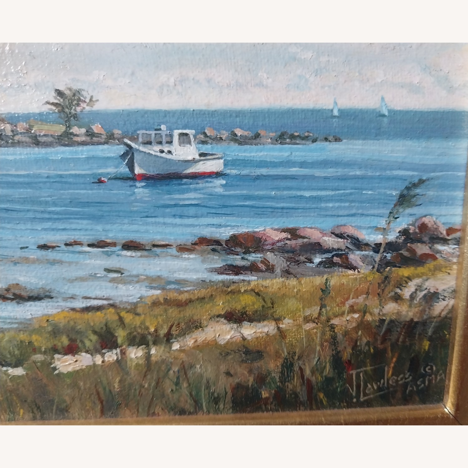 James Lawless Oil Painting “Noank" Wall Art - image-3