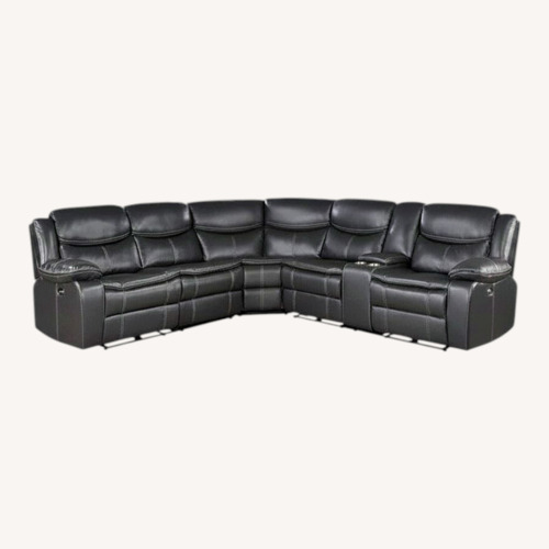 Used Living Spaces Dark Gray 3+ Piece Sectional for sale on AptDeco