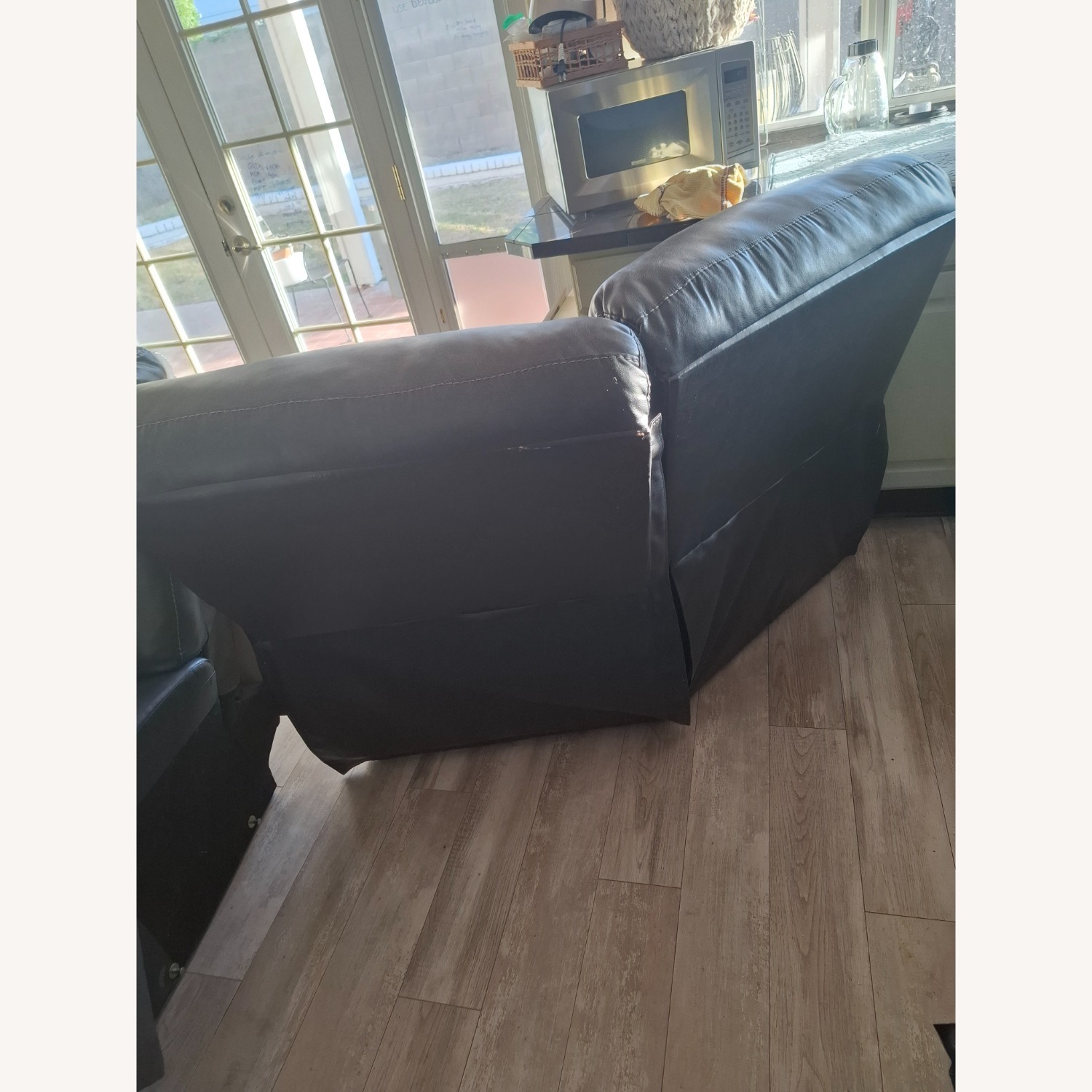 Living Spaces Dark Gray 3+ Piece Sectional - image-7