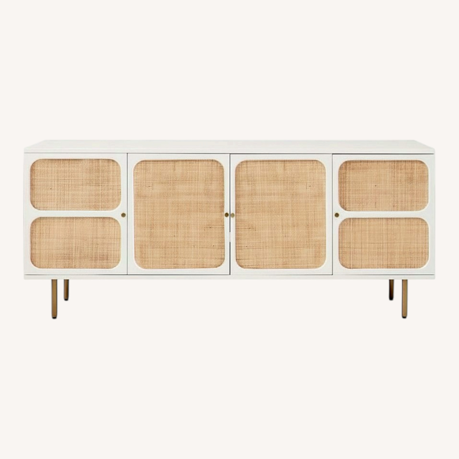 West Elm Ida Woven Media Console - image-0