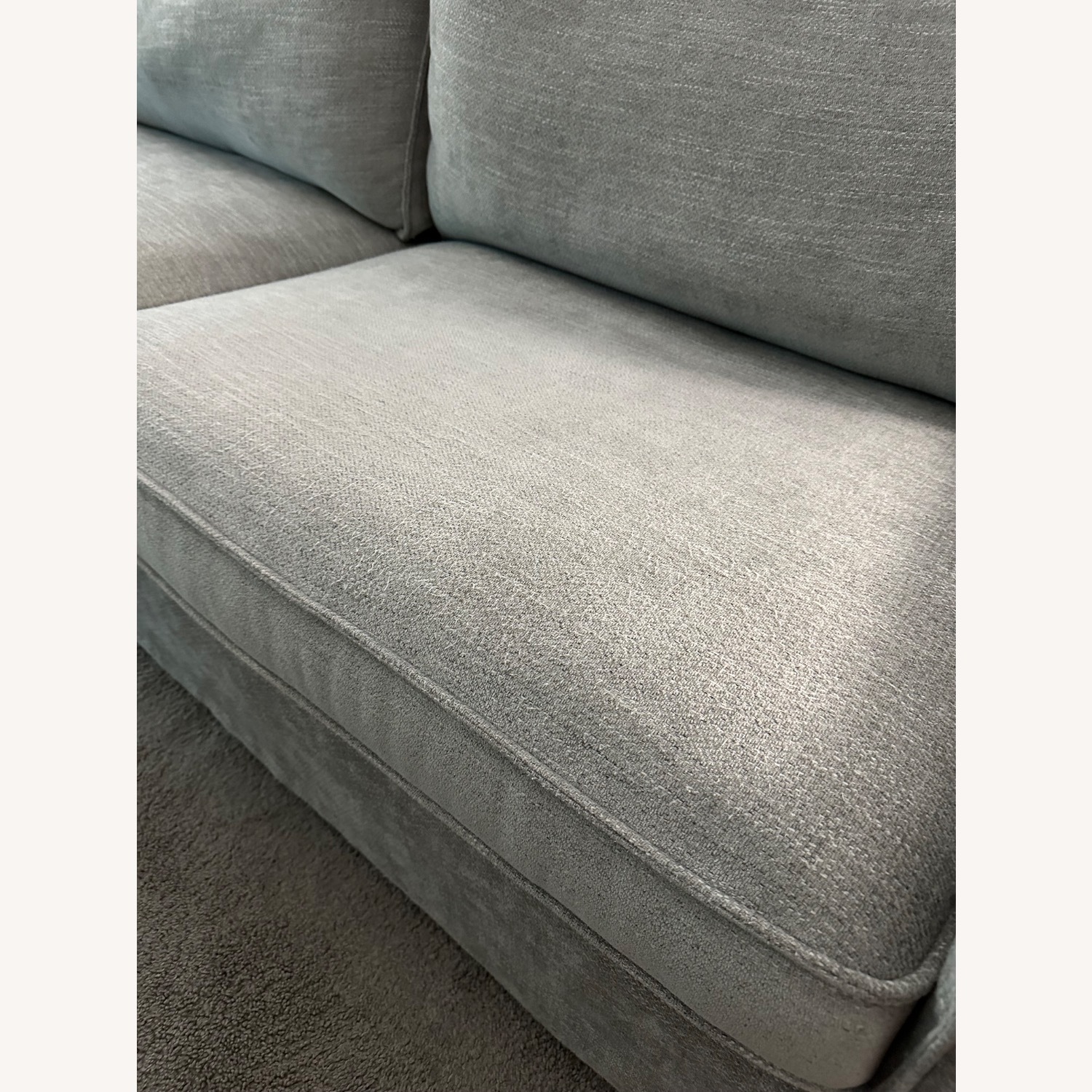 Modern Grey Chennile Sofa - image-4