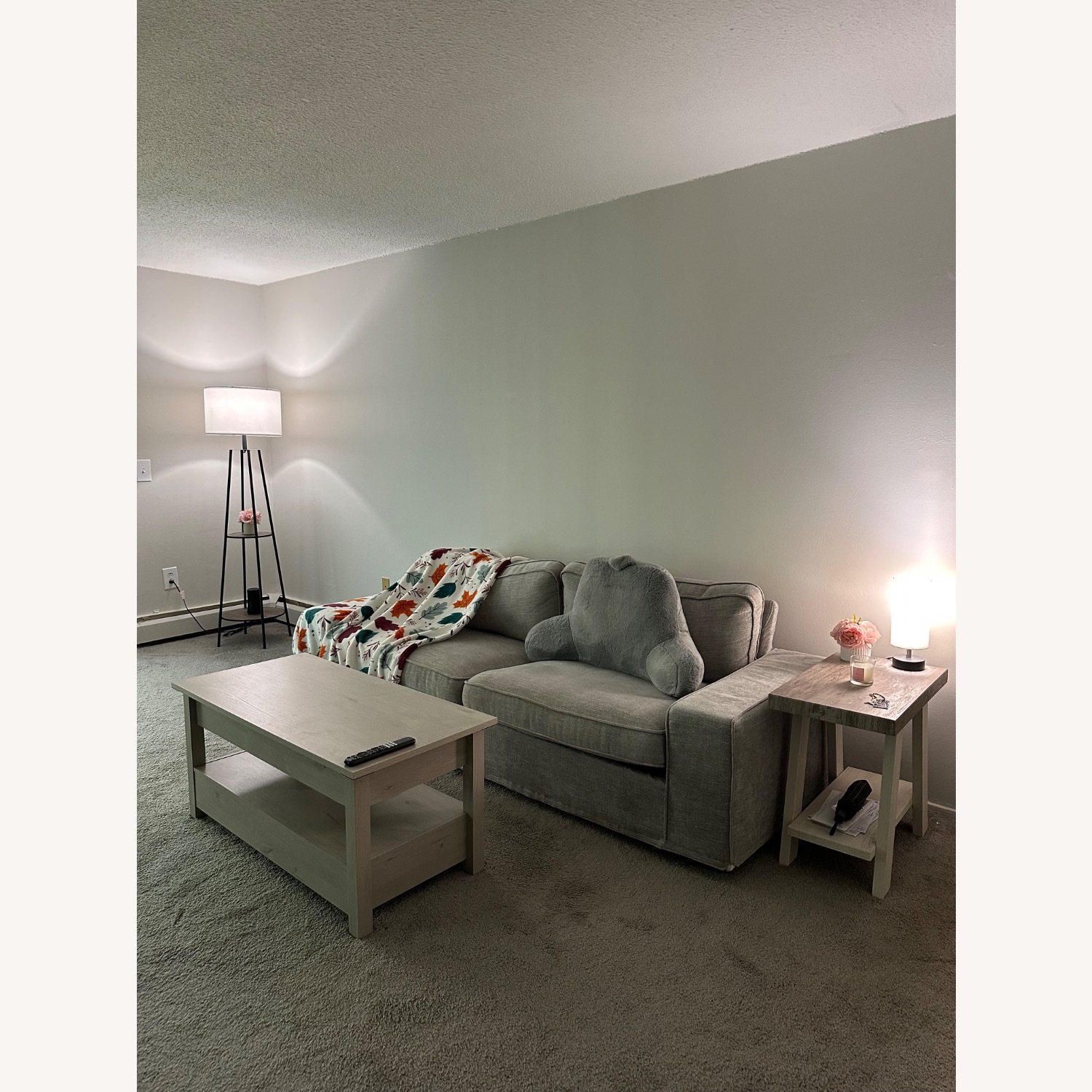 Modern Grey Chennile Sofa - image-5