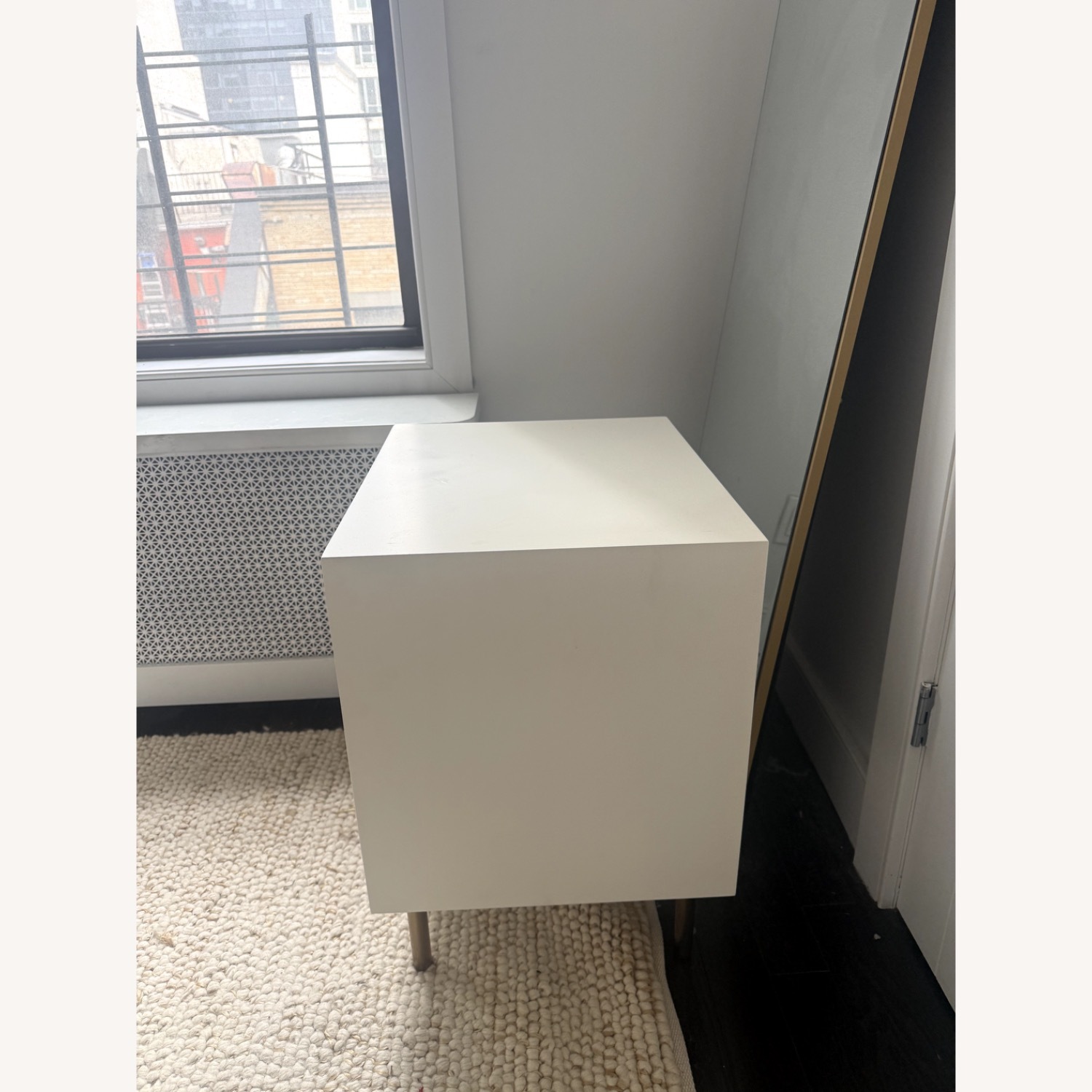West Elm Margot Raffia Nightstand - image-2