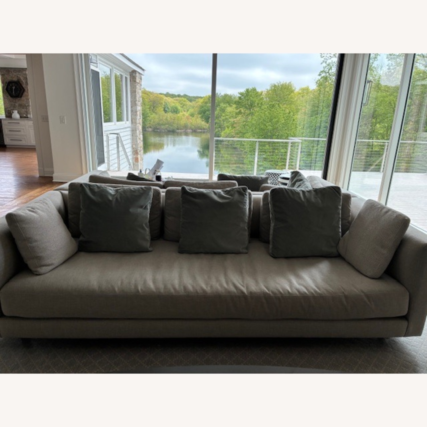 Blu Dot Five Hands Natural Fabric 3+ Seater Sofa - image-2