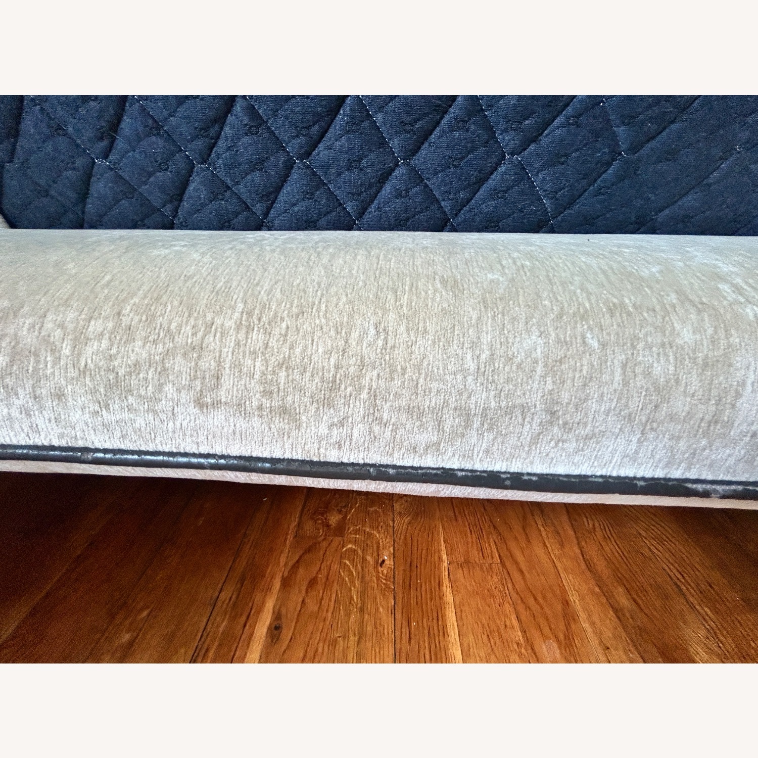 CB2 Antoni Cream Velvet Queen Bed  - image-5