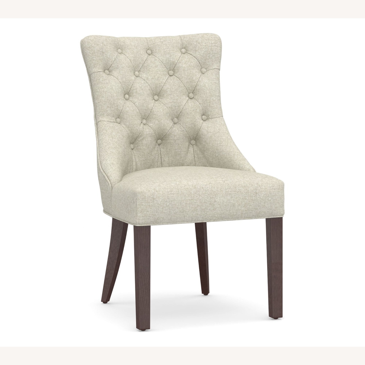Pottery Barn Hayes Tufted Upholstered Chairs - image-1