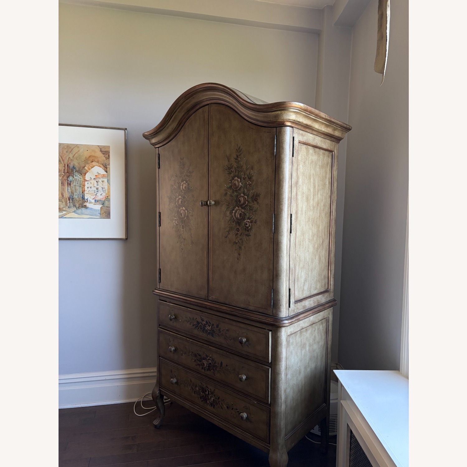 Vintage Domain Furniture Light Brown Armoire - image-2