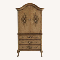 Vintage Domain Furniture Light Brown Armoire