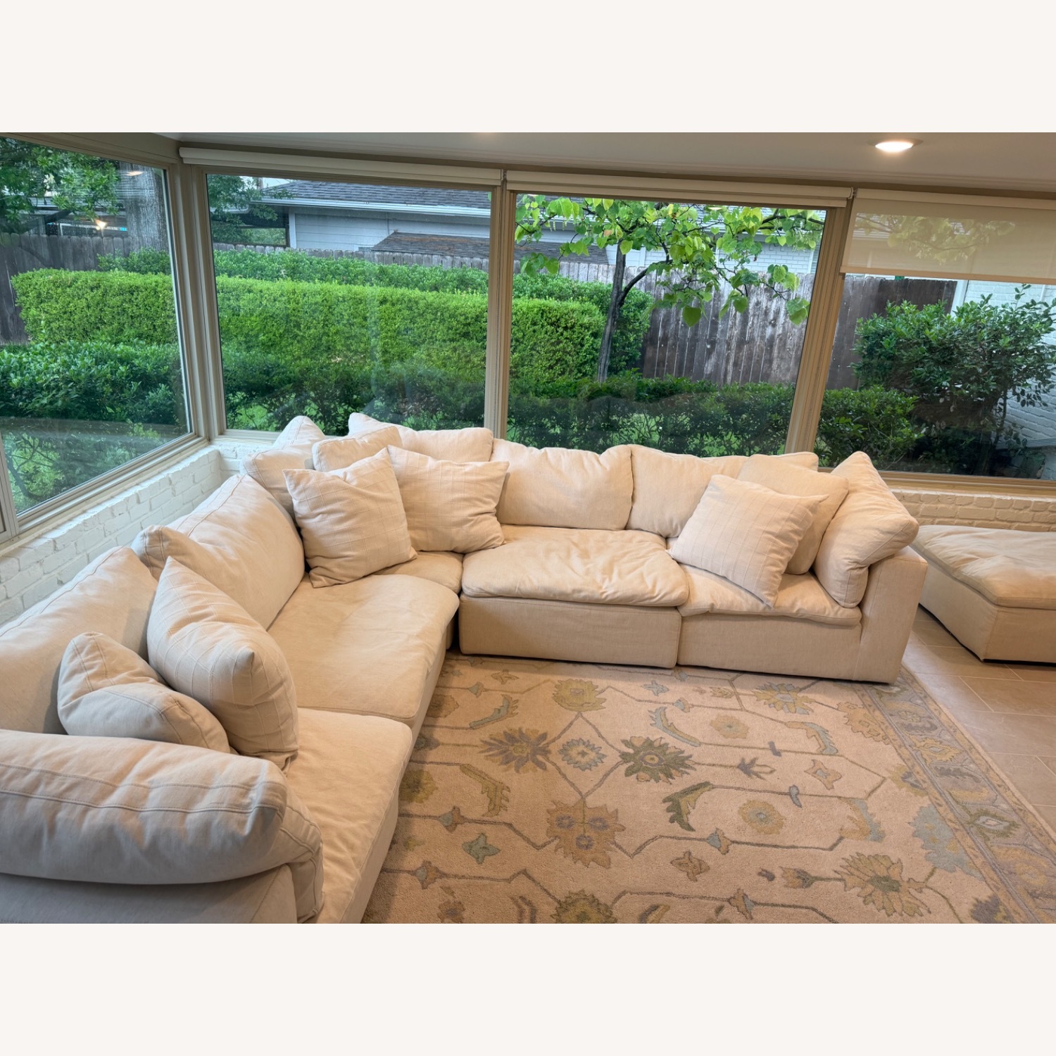 White 3+ Piece Sectional - image-3