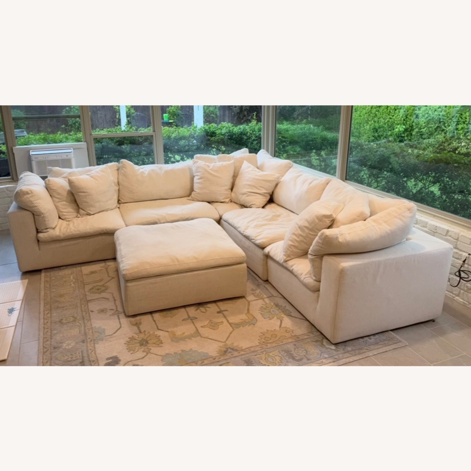 White 3+ Piece Sectional - image-1