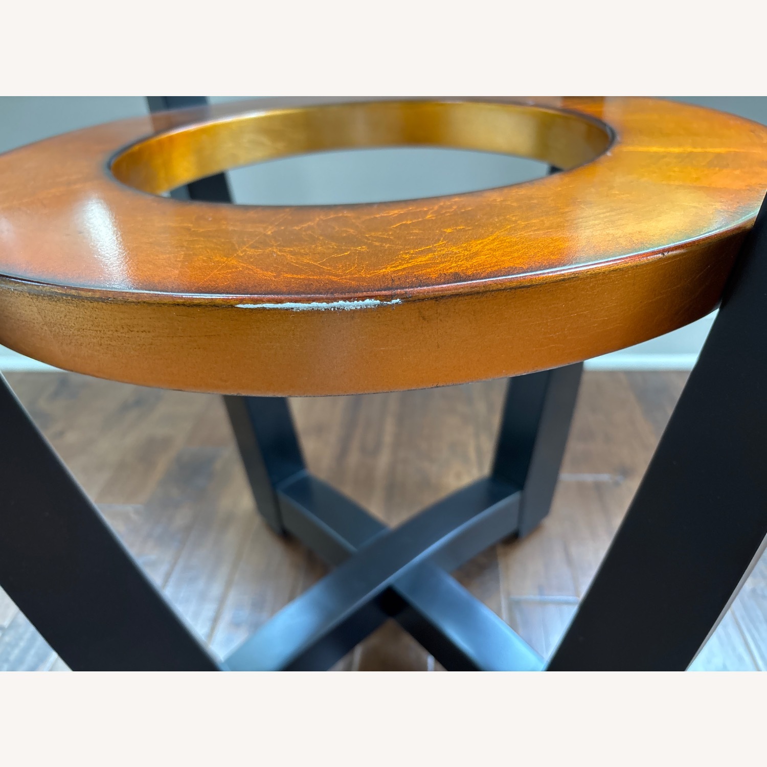 Black/Bronze Glass Side Tables - image-4
