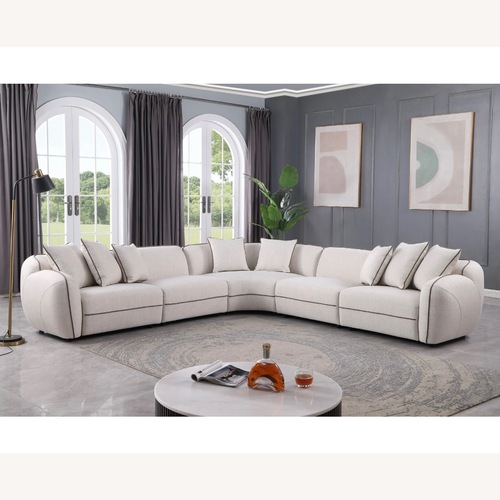 Used Mi-3002 Gaby Fabric 5- Piece Sectional for sale on AptDeco