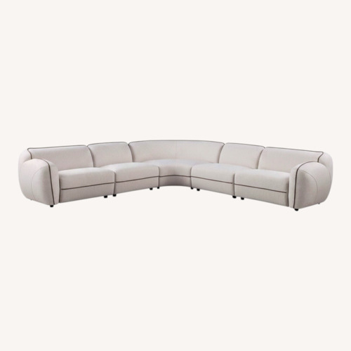 Used Mi-3002 Gaby Fabric 5- Piece Sectional for sale on AptDeco
