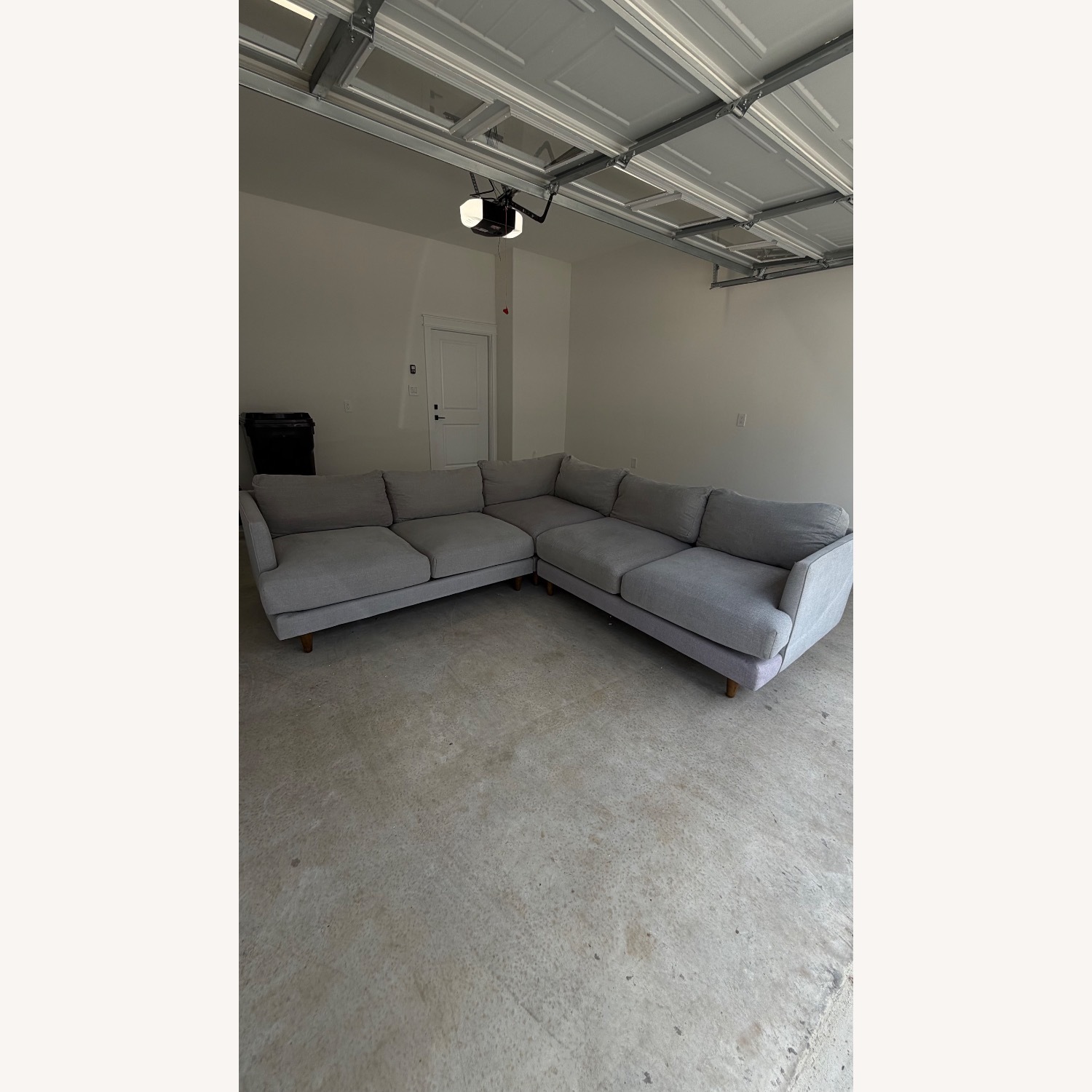 Living Spaces Adeline II Light Gray 3+ Piece Sectional - image-2