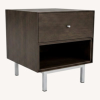 Room & Board Hudson Dark Brown Nightstands (set of 2)