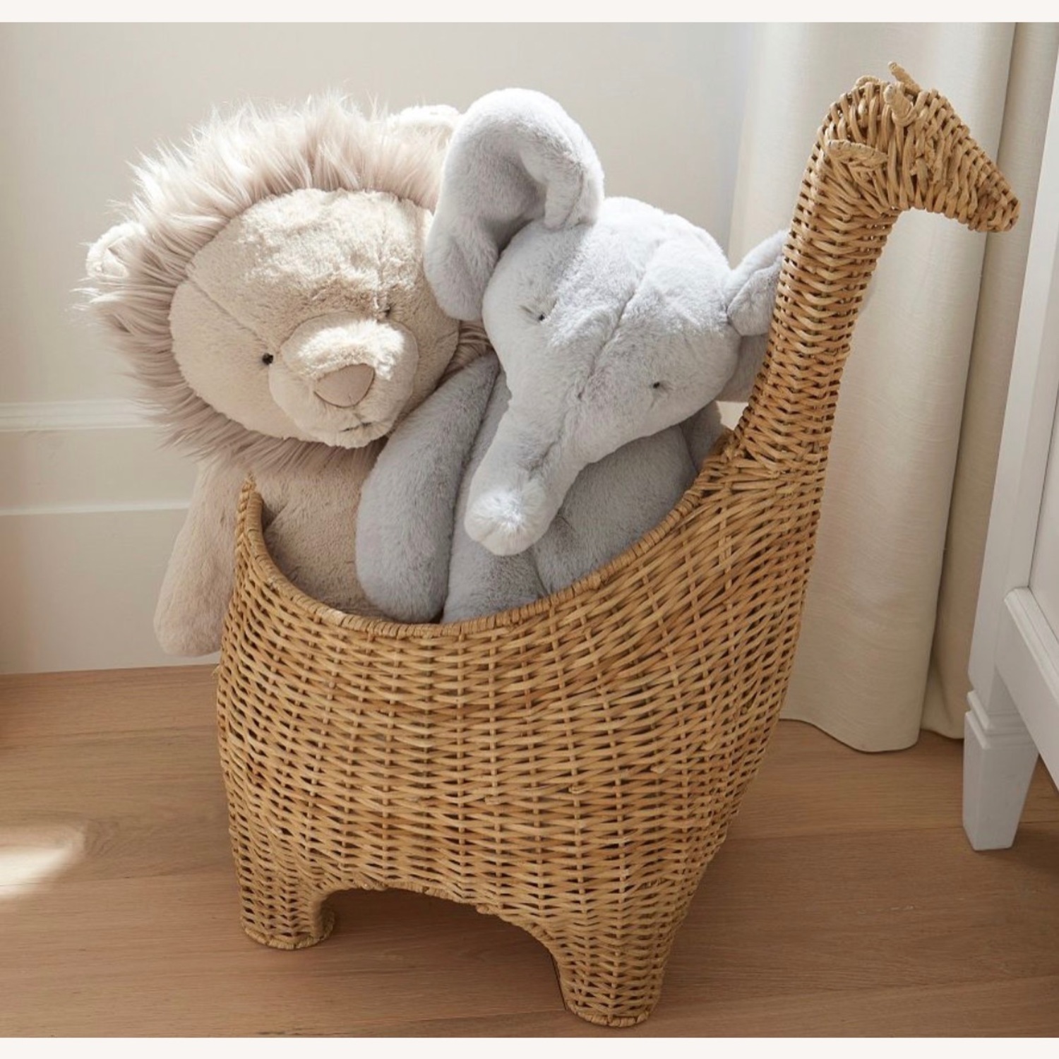 Pottery Barn Kids Giraffe Shaped Storage Basket - image-2