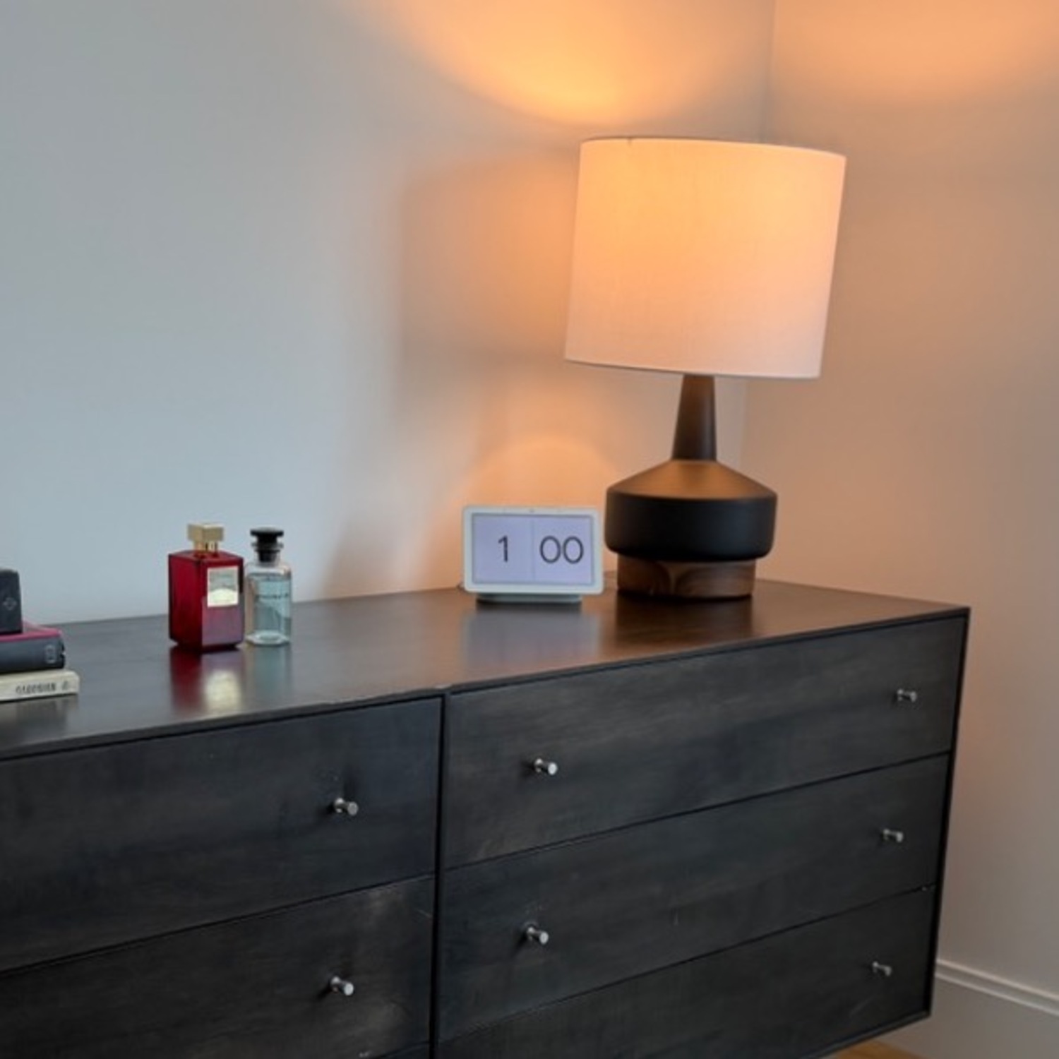 West Elm Wood & Ceramic Table Lamp (22") - image-10