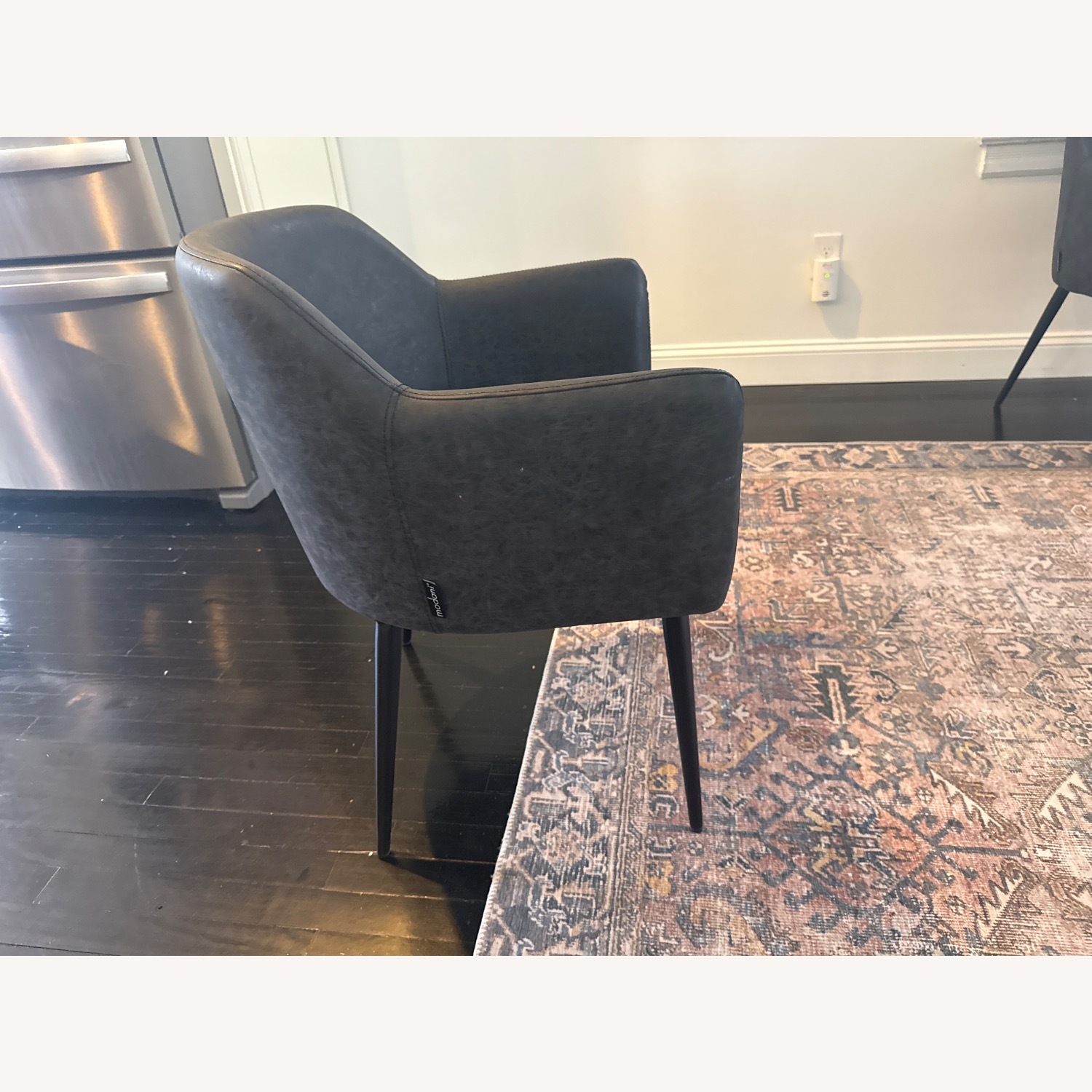 Dark Gray Accent Chairs - image-2